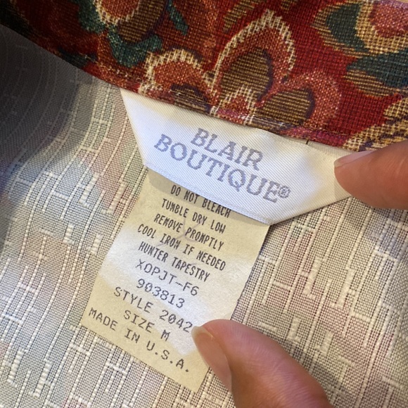 Floral tapestry blazer - Picture 4 of 6